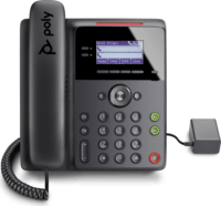 HP Poly Edge B10 VoIP Telefon + Tápegység - Fekete