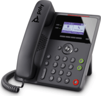 HP Poly Edge B10 VoIP Telefon + Tápegység - Fekete