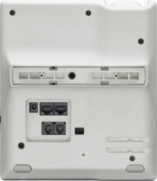 HP Poly Edge E350 VoIP Telefon + PoE - Fekete/Fehér