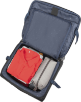 Rivacase 8481 Puhafedeles négykerekű bőrönd - Fekete