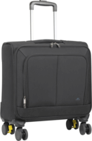 Rivacase 8481 Puhafedeles négykerekű bőrönd - Fekete