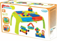 Mochtoys Bloko Összecsukható moduláris játékasztal 52 darabos tüskés építőjáték