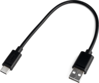 Unitek Y-C480BK USB-A apa - USB-C apa 2.0 Adat és töltőkábel - Fekete (0.25m)