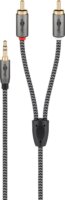 Goobay 65289 3.5mm Jack apa - 2x RCA apa Kábel (3m)