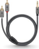 Goobay 65289 3.5mm Jack apa - 2x RCA apa Kábel (3m)