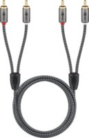 Goobay 65293 2x RCA apa - 2x RCA apa Kábel (2m)