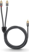 Goobay 65300 RCA apa - 2x RCA apa Kábel (2m)