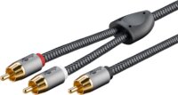 Goobay 65300 RCA apa - 2x RCA apa Kábel (2m)