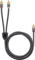 Goobay 65300 RCA apa - 2x RCA apa Kábel (2m)