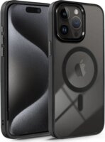 Haffner Edge Apple iPhone 15 Pro Magsafe Tok - Átlátszó/Fekete