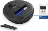 ACT AC5101 Ergonomikus Wireless Egér - Fekete