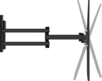 Meliconi Flatstyle FDR 400 40"- 65" LCD TV/Monitor fali tartó - Fekete (1 kijelző)