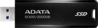 Adata 2TB SC610 USB 3.2 Gen2 Külső SSD - Fekete