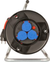 Brennenstuhl Garant IP44 Kültéri kábeldob 3 aljzatos 20m - Fekete