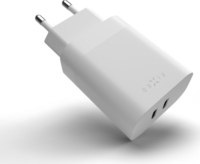 Fixed Dual Travel 2x USB Type-C Hálózati töltő - Fehér (35W)