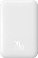 Baseus Magnetic Powerbank 6000mAh 20W (1.5-3A / 5-12V) - Fehér