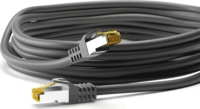 Goobay 91626 S/FTP CAT6A Patch kábel 5m - Fekete