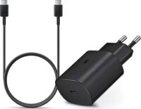 Samsung SAM-0950 USB-C Hálózati töltő - Fekete (25W) + Kábel