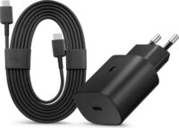 Samsung SAM-0951 USB-C Hálózati töltő - Fekete (25W) + kábel
