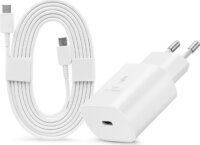 Samsung SAM-0952 USB-C Hálózati töltő - Fehér (25W) + Kábel