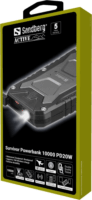 Sandberg Survivor Powerbank 10000mAh 20W (1.5-5A / 5-12V) - Szürke