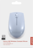 Lenovo 300 Compact Wireless Egér - Kék