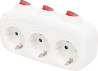 Home TPF 3K 250V Elosztó 3 aljzatos - Fehér