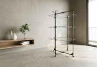 Vileda Mixer 3 Összecsukhato Ruhaszárító állvány 71 x 93 x 131 cm - Fekete