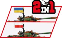 Cobi T-72M1R (PL/UA) tank 724 darabos építő készlet