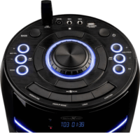 Reflexion PS10BTCD Party Hordozható bluetooth hangszóró - Fekete