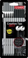 Stabilo Creative Tips ARTY Tűfilc készlet - Vegyes színek (10 db / csomag)