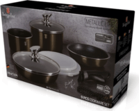 Berlinger Haus BH/7041 Edénykészlet - Fényes fekete (9 részes)