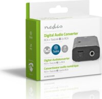 Nedis ACON2509BK RCA / S/PDIF anya - 2x RCA Adapter