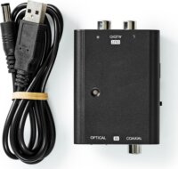 Nedis ACON2509BK RCA / S/PDIF anya - 2x RCA Adapter