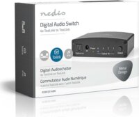 Nedis ASWI2514BK 4x Toslink anya - Toslink anya Elosztó