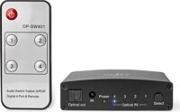 Nedis ASWI2514BK 4x Toslink anya - Toslink anya Elosztó
