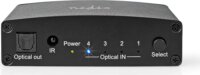 Nedis ASWI2514BK 4x Toslink anya - Toslink anya Elosztó