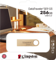 Kingston DataTraveler SE9 G3 USB-A 3.2 Gen 1 256GB Pendrive - Arany