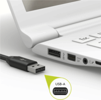 Goobay 45735 USB-A apa - USB-C apa 2.0 Adat és töltőkábel - Fekete (1m)