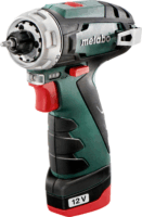 Metabo PowerMaxx BS Basic Akkumulátoros fúrócsavarozó + 2x 2Ah Akku + Töltő + Hordtáska