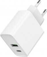 Gembird TA-UC-PDQC20-01-W USB-A / USB-C Hálózati Töltő Adapter 20W - Fehér