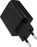 Gembird TA-UC-PDQC20-01-BK USB-C / USB-A Hálózati Töltő Adapter 20W - Fekete