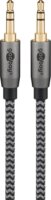 Goobay 65273 3.5mm Jack apa - 3.5mm Jack apa Kábel (1m)