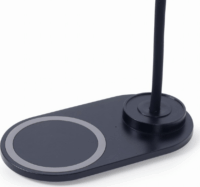 Gembird TA-WPC10-LED-01-MX Asztali lámpa + Vezeték nélküli töltő - Fekete