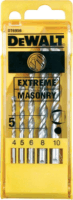 DeWalt Ø 4 - 10 mm Extreme SDS Plus Fúrószár készlet (5db/csomag)