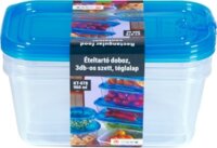 TOO KT-078 Műanyag ételtároló készlet 0,95L (3 db)