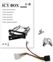 RaidSonic ICY BOX Mobile Rack IB-168SK-B, SATA, fekete
