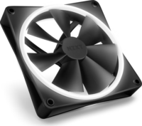 NZXT F140 RGB Duo 140mm PWM Rendszerhűtő - Fekete