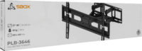 SBOX PLB-3646-2 37"-80" LCD TV/Monitor fali tartó - Fekete (1 kijelző)