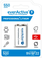 EverActive EVHR22-550C Lítium-Ion Újratölthető Elem (1db/csomag)